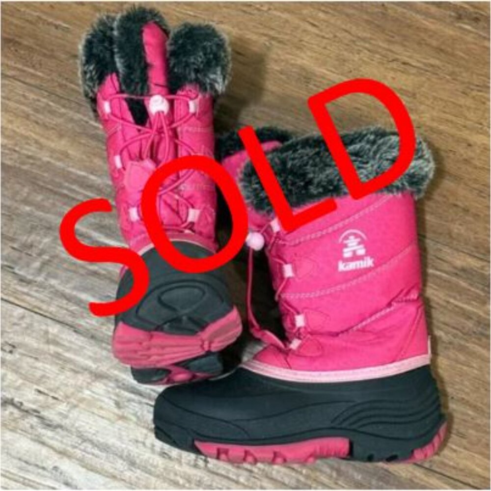 Kamik Girls' Winter Boots, Waterproof, Great Pre-Loved Condition